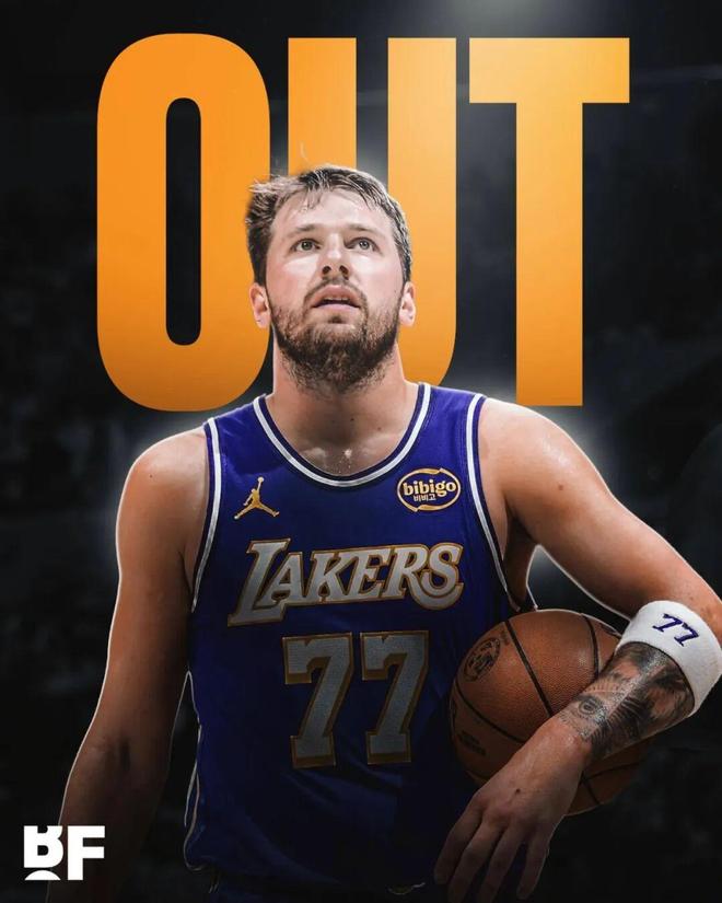 东契奇左腿筋二级拉伤 常规赛报销湖人季后赛前